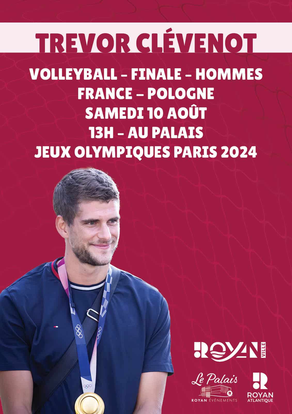 JO PARIS 2024 RETRANSMISSION EN DIRECT FINALE VOLLEY HOMMES Royan